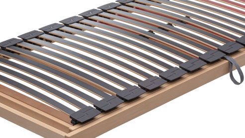 Lattenrost Interliving aus Holz in Holzfarben Interliving Lattenrost Serie 1952 - V6258 rechts mit Hebehilfe – Liegefläche ca. 90 x 190 cm