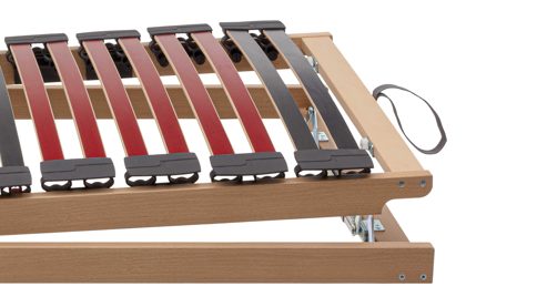 Lattenrost Interliving aus Holz in Holzfarben Interliving Lattenrost Serie 1952 manuelle Verstellung mit Refluxfunktion Reflux-Verstellung – Liegefläche ca. 120 x 200 cm