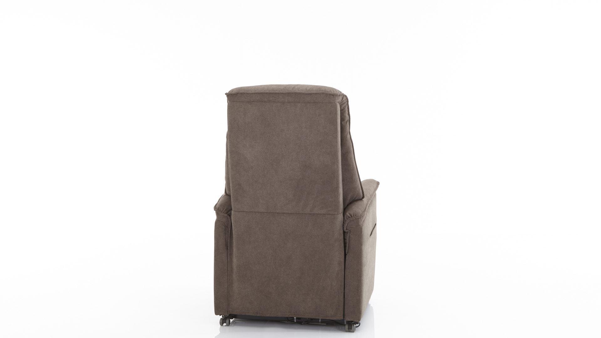 Fernsehsessel Duo collection aus Stoff in Braun TV-Sessel, ein Polstermöbel mit Federkern dunkelbrauner Stoffbezug Bari
