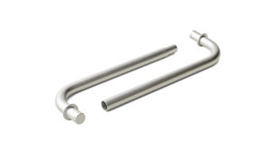 Zubehör Poptop aus Aluminium in Aluminium popsnap Stange, Zubehör für poptop Kinderschreibtisch glasperlgestrahltes Aluminium ca. 60,4 x 10,9 x 3 cm