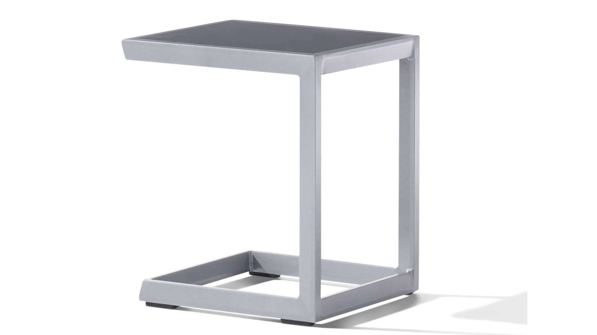 Gartentisch Sieger aus Aluminium in Graphit Sieger Exclusiv Beistelltisch Gartentisch 620 A Graphit Graphit, 45 x 50 x 35 cm