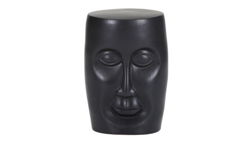 Beistelltisch Gutmann factory® aus Keramik in Schwarz Beistelltisch Keramos schwarze Keramik - Durchmesser ca. 33 cm