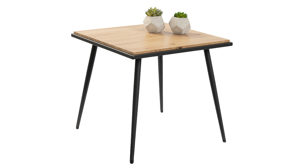 Couchtisch M2 kollektion aus Holz in Holzfarben Couchtisch Ohio Artisaneiche & Schwarz - ca. 50 x 50 cm