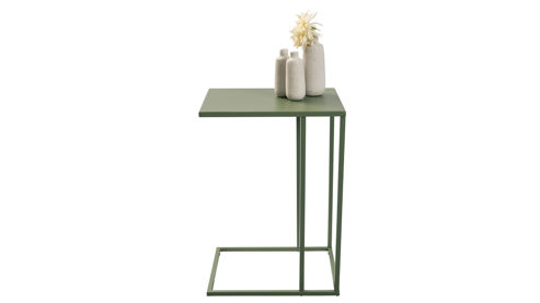 Beistelltisch M2 kollektion aus Metall in Grün Beistelltisch Timur 1 Salbeigrün – ca. 38 x 43 cm