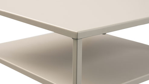 Beistelltisch M2 kollektion aus Metall in Beige Beistelltisch Timur 2 Beige – ca. 50 x 40 cm