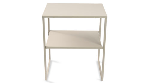 Beistelltisch M2 kollektion aus Metall in Beige Beistelltisch Timur 2 Beige – ca. 50 x 40 cm