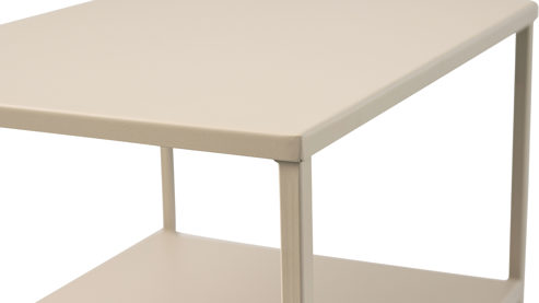 Beistelltisch M2 kollektion aus Metall in Beige Beistelltisch Timur 2 Beige – ca. 50 x 40 cm
