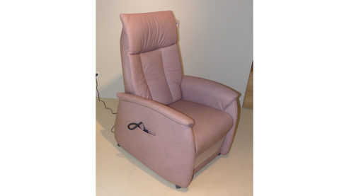 Relaxsessel Himolla aus Leder in Rosa HIMOLLA Relaxsessel Sessel 7068, 3-motorig Leder Leonessa lachs, Herzwaage + Aufstehhilfe, Sitz superlastic med