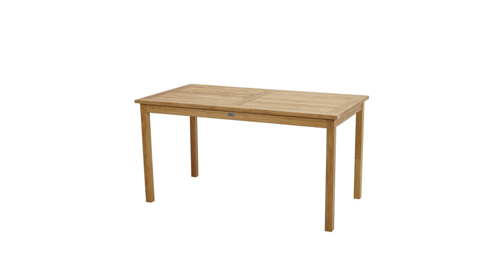 Gartentisch Ploß aus Holz in Holzfarben Ploß® Tisch Memphis als Gartenmöbel ca. 150 x 80 cm - Teakholz