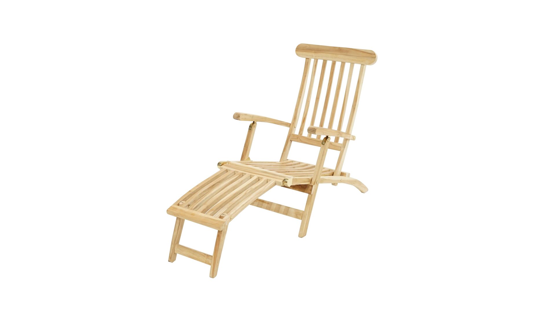 Deckchair Ploß aus Holz in Holzfarben Ploß® Deckchair Titanic ECO Eco-Teakholz