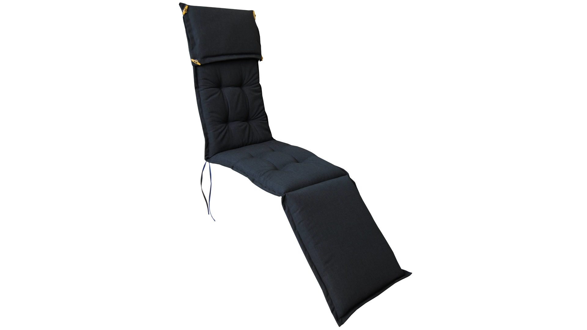 Polsterauflage Ploß aus Kunstfaser in Anthrazit Ploß® Premium Deckchair-Polsterauflage Manhattan anthrazitfarbener Bezug – ca. 189 x 44 cm