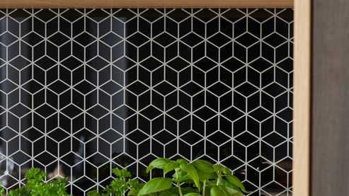 Einbauküche WERT KÜCHE® aus Holz in Holzfarben WERT KÜCHE® Vanessa mit gorenje Einbaugeräten Eiche Siena & Sandeiche - zweiteilig