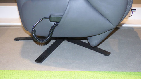 Relaxsessel Steinpol polsteria aus Leder Metall in Anthrazit Schwarz STEINPOL TV-Sessel Relaxa Feeling HV Smartline Leder Evita anthrazit & Sternfuß schwarz