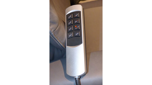 Relaxsessel Steinpol polsteria aus Leder Metall in Anthrazit Schwarz STEINPOL TV-Sessel Relaxa Feeling HV Smartline Leder Evita anthrazit & Sternfuß schwarz