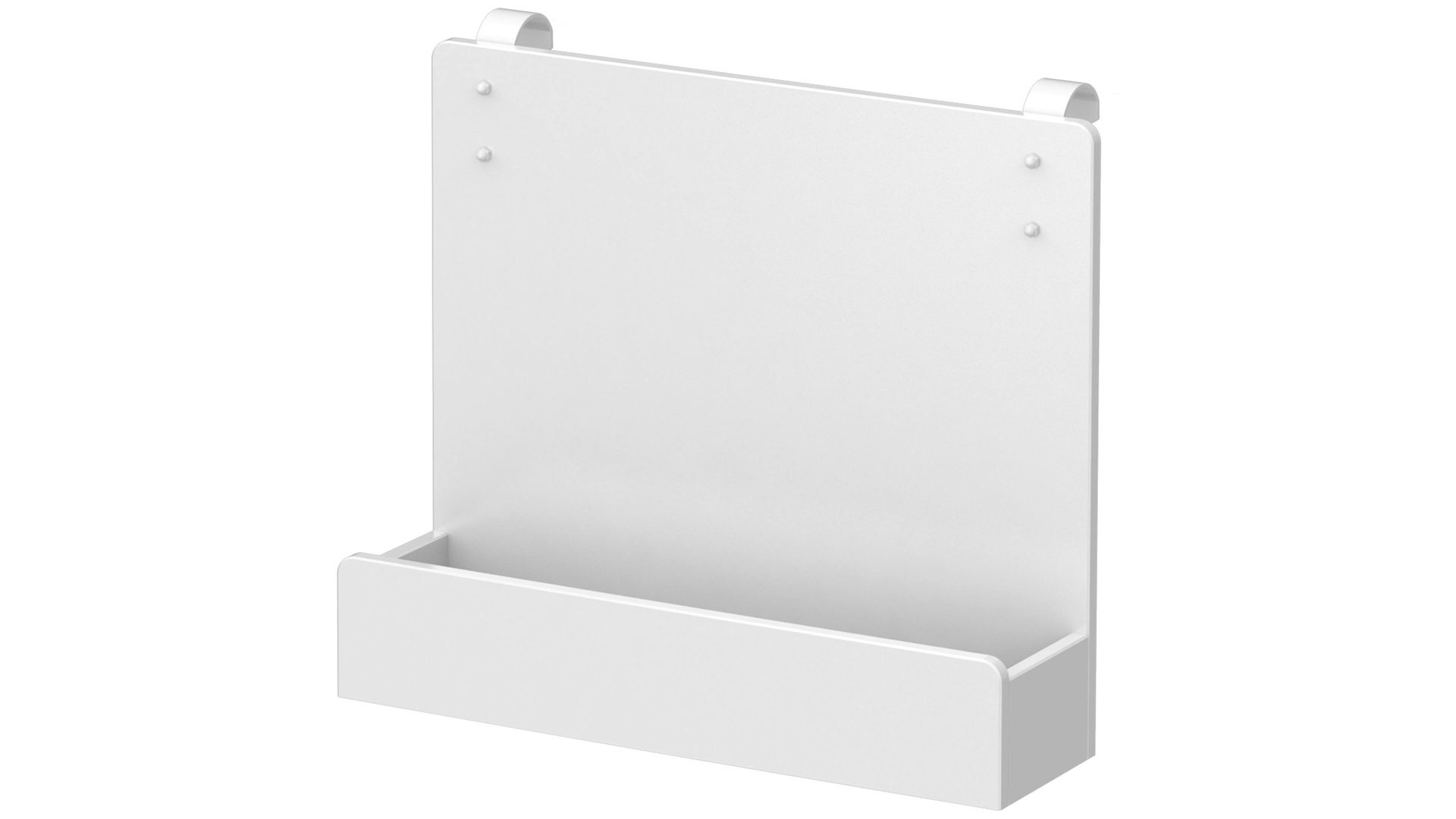 Regal Flexa aus Holz in Weiß FLEXA ClickOn Regal  für Hochbett, weiße Lackoberflächen – Höhe ca. 30 cm
