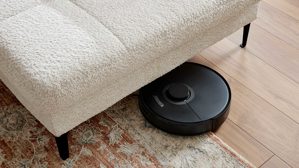 Ecksofa Interliving aus Stoff in Hellgrau Interliving Sofa Serie 4420 - Ecksofa mit Metallfüßen graubeiger Bezug LRS 19 – Stellfläche ca. 285 x 207 cm