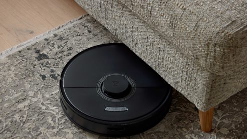 Ecksofa Interliving aus Stoff in Grau Interliving Sofa Serie 4420 - Ecksofa mit Holzfüßen grausilberner Bezug LRS 19 – Stellfläche ca. 178 x 256 cm