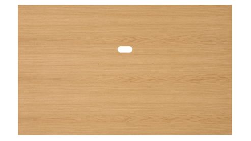 Wohnwand Interliving aus Holz in Dunkelgrau Interliving Wohnzimmer Serie 2035 - TV-Wand dunkelgrauer Mattlack & Eiche - zweiteilig, Länge ca. 200 cm