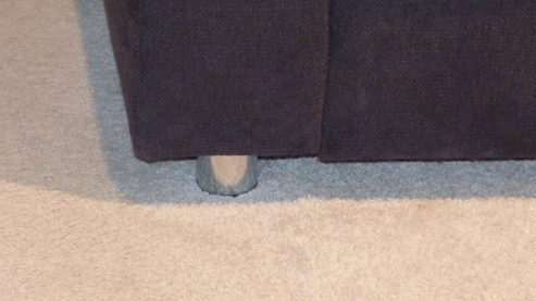 Schlafsofa Poco | steinpol aus Stoff in Schwarz Grau POCO Schlafsofa Westpoint XC 140 x 210 cm, Funktionssofa Bezug 20953 Paris schwarz & chromfarbene Metallüße