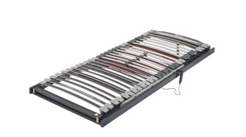 Lattenrost Interliving aus Holz in Grau Interliving Lattenrost Serie 1942 mit Funksteuerung kabellose Rücken- & Fußteilverstellung – Liegefläche ca. 90 x 200 cm