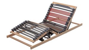 Lattenrost Interliving aus Holz in Holzfarben Interliving Lattenrost Serie 1953 - V6386 dreifach motorisch mit Funk-Fernbedienung – Liegefläche ca. 120 x 200 cm