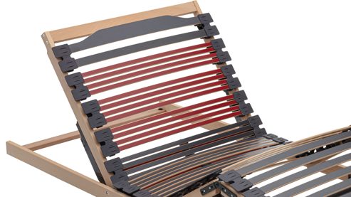 Lattenrost Interliving aus Holz in Holzfarben Interliving Lattenrost Serie 1953 - V6386 dreifach motorisch mit Funk-Fernbedienung – Liegefläche ca. 120 x 200 cm