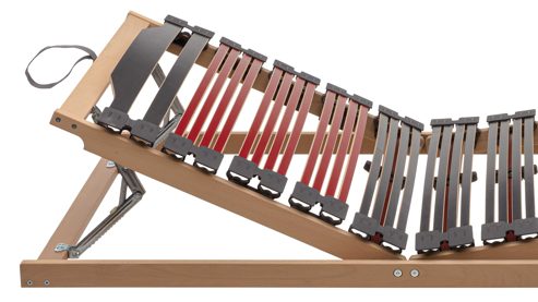 Lattenrost Interliving aus Holz in Holzfarben Interliving Lattenrost Serie 1953 mit langen Verstellzonen manuell verstellbar – Liegefläche ca. 120 x 200 cm