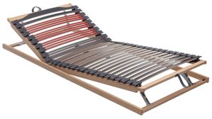 Lattenrost Interliving aus Holz in Holzfarben Interliving Lattenrost Serie 1953 mit langen Verstellzonen manuell verstellbar – Liegefläche ca. 100 x 200 cm