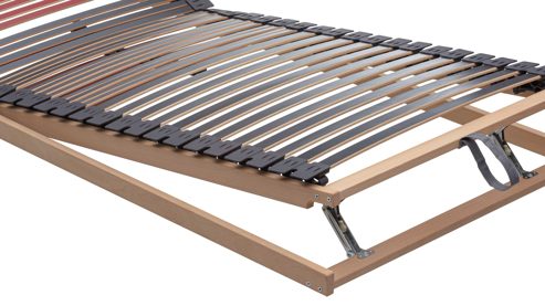 Lattenrost Interliving aus Holz in Holzfarben Interliving Lattenrost Serie 1953 mit langen Verstellzonen manuell verstellbar – Liegefläche ca. 120 x 200 cm