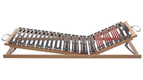 Lattenrost Interliving aus Holz in Holzfarben Interliving Lattenrost Serie 1953 mit langen Verstellzonen manuell verstellbar – Liegefläche ca. 100 x 200 cm