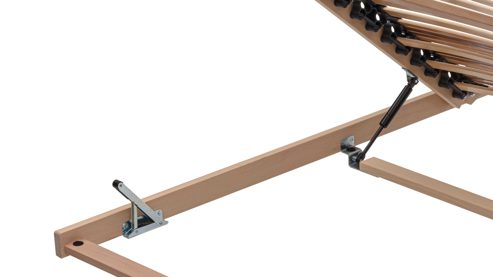 Lattenrost Interliving aus Holz in Holzfarben Interliving Lattenrost Serie 1953 - V6355 mit Hebehilfe & manuell verstellbar – Liegefläche ca. 140 x 200 cm
