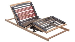 Lattenrost Interliving aus Holz in Holzfarben Interliving Lattenrost Serie 1953 mit Funksteuerung zweifach motorisch mit Funk-Fernbedienung – Liegefläche ca. 90 x 200 cm