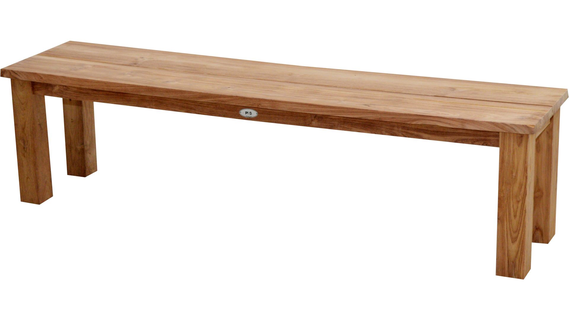 Gartenbank Ploß aus Holz in Holzfarben Ploß® Teakholzbank Laredo - Massivholzmöbel honigbraunes Old-Teak – Länge ca. 170 cm