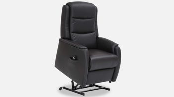 Relaxsessel PARTNERRING COLLECTION aus Leder in Braun Dunkelbraun HUKLA Relaxsessel Sessel RV82 A4 Lederbezug Schoko Espresso Leder 56 Torro Espresso, Funktion A4 zwei Motoren + Aufstehhilfe