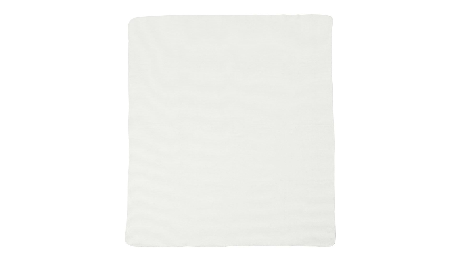 Wohndecke Done.® aus Stoff in Weiß done.® Wohndecke Coco weißes Mischgewebe – ca. 150 x 200 cm