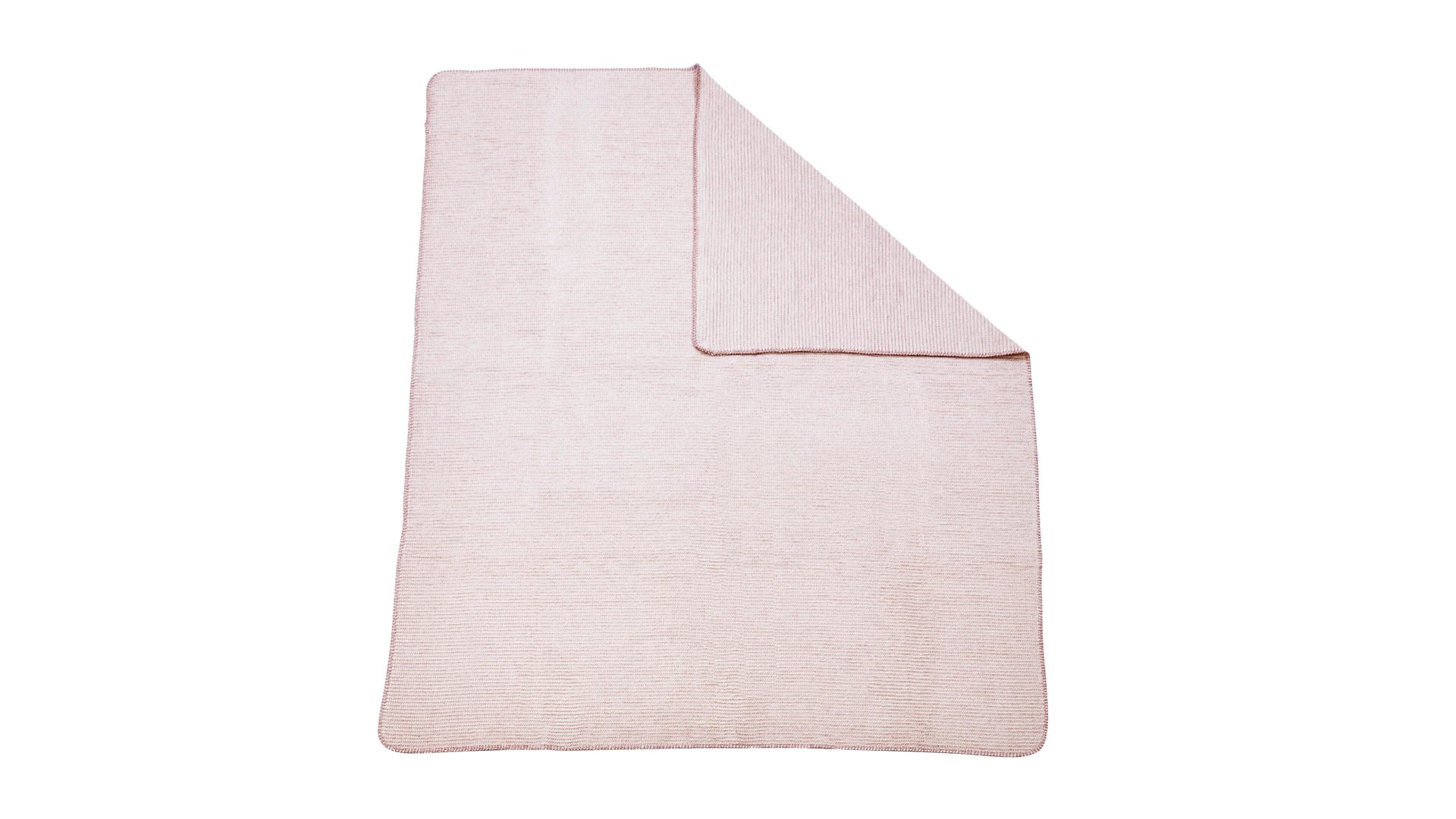 Wohndecke Done.® aus Stoff in Pink done.® Wohndecke Coco altrosafarbenes Mischgewebe – ca. 150 x 200 cm