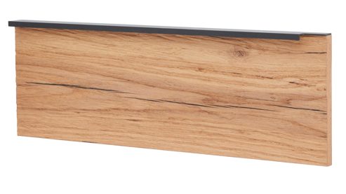 Komplettzimmer Interliving aus Holz in Dunkelgrau Interliving Schlafzimmer Serie 1025 – Komplettzimmer mit Bettbank & weiteren Extras Graphit & Balkeneiche gehackt - Liegefläche ca. 180 x 200 cm