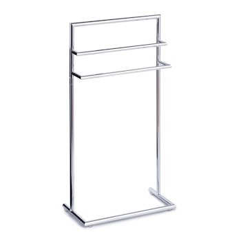 Handtuchhalter Zeller present aus Metall in Metallfarben Handtuchständer verchromtes Metall