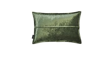 Kissenbezug /-hülle Done.® aus Stoff in Dunkelgrün done.® Kissenhülle Cushion Glam khakifarbener Samt – ca. 40 x 60 cm