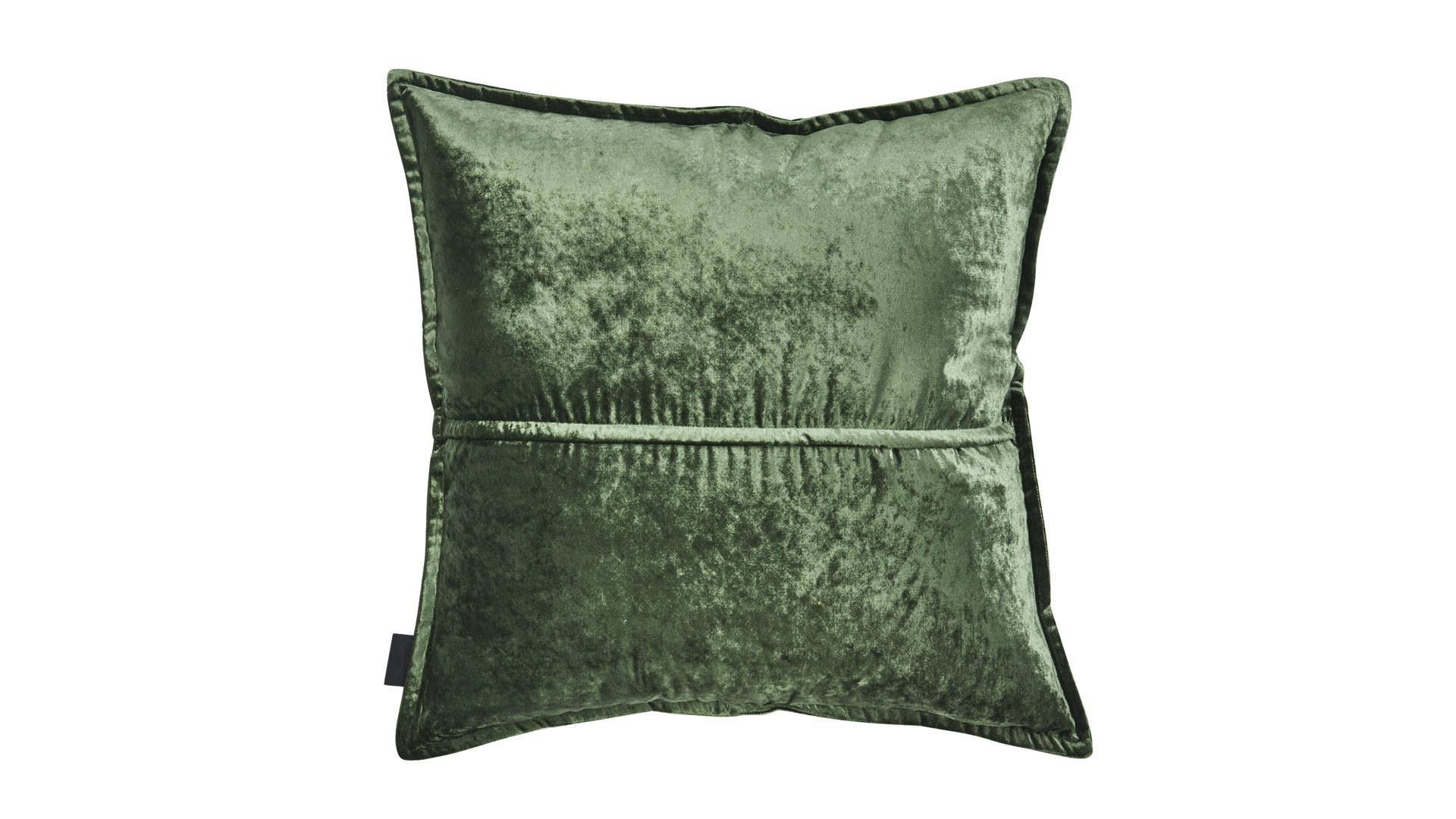 Kissenbezug /-hülle Done.® aus Stoff in Dunkelgrün done.® Kissenhülle Cushion Glam khakifarbener Samt – ca. 65 x 65 cm