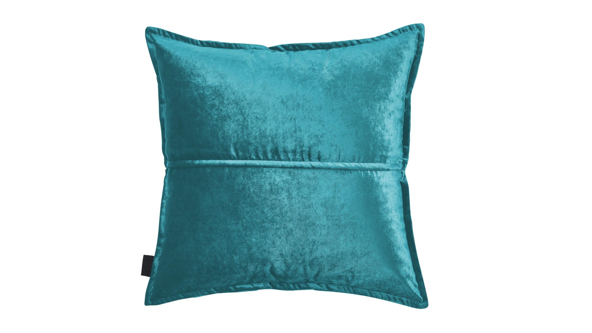 Kissenbezug /-hülle Done.® aus Stoff in Blau done.® Kissenhülle Cushion Glam aquafarbener Samt - ca. 65 x 65 cm