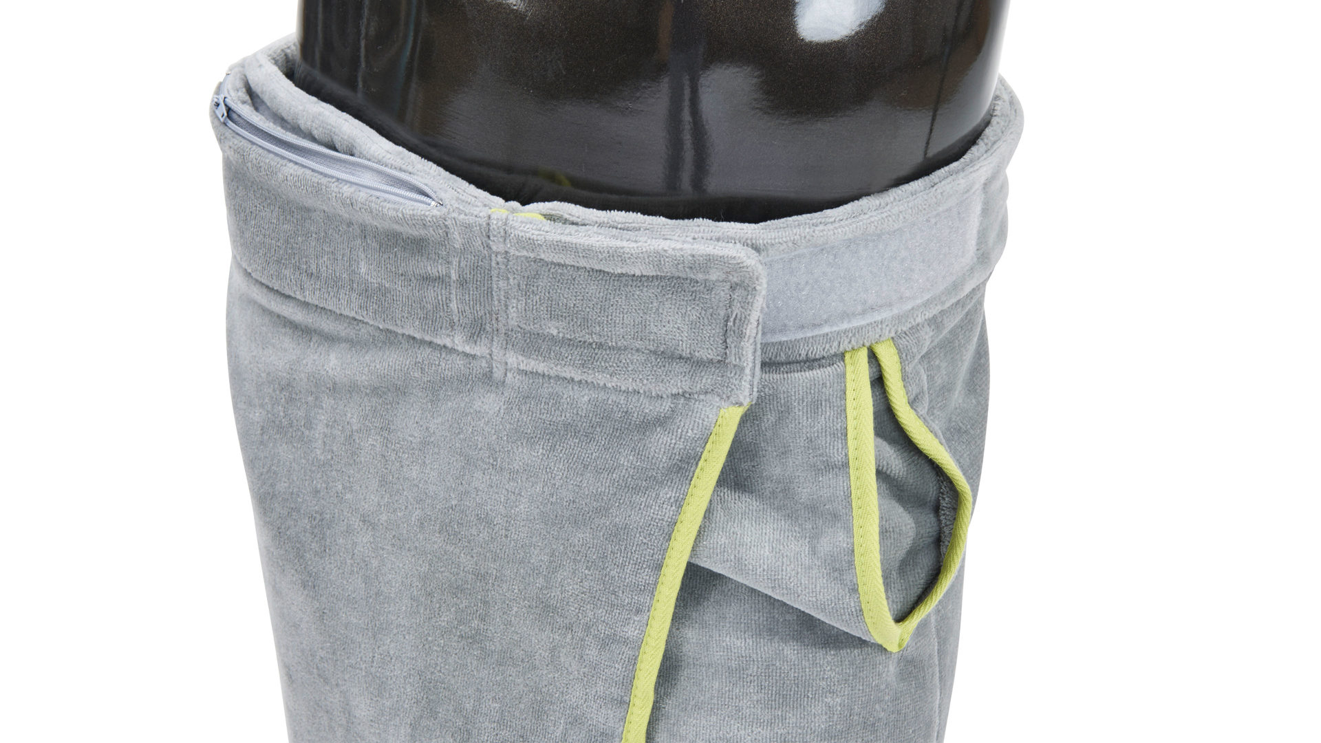 Saunahandtuch Done.® aus Stoff in Hellgrau done.® Saunakilt silberfarbene Baumwolle – ca. 60 x 140 cm