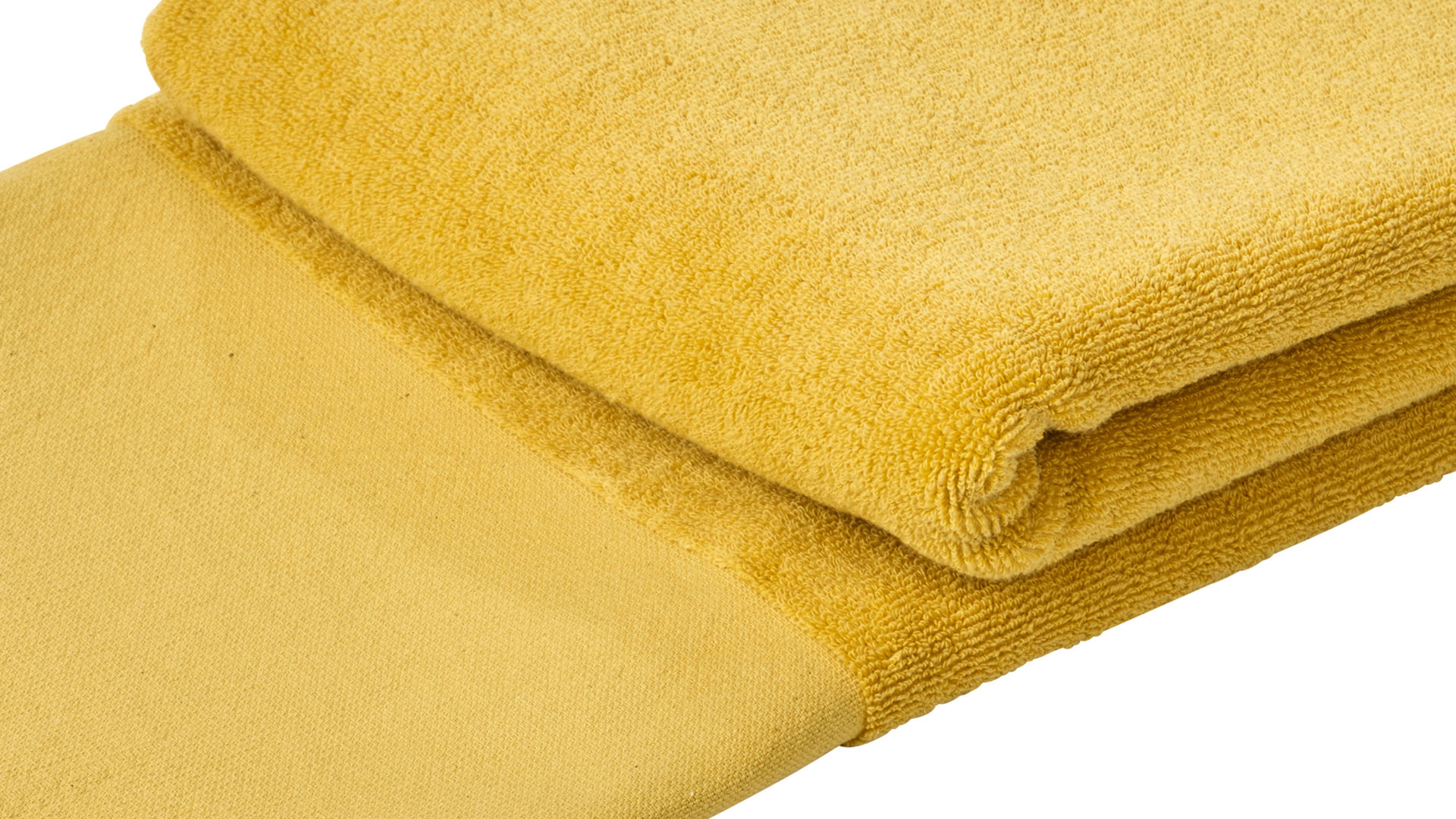 Hamamtuch Done.® aus Stoff in Gelb done.® Hamamtuch Caprice goldfarbene Baumwolle – ca. 95 x 180 cm