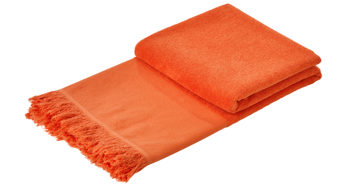 Hamamtuch Done.® aus Stoff in Orange done.® Hamamtuch Caprice korallenfarbene Baumwolle – ca. 95 x 180 cm