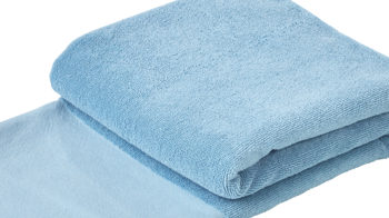 Hamamtuch Done.® aus Stoff in Blau done.® Hamamtuch Caprice hellblaue Baumwolle – ca. 95 x 180 cm