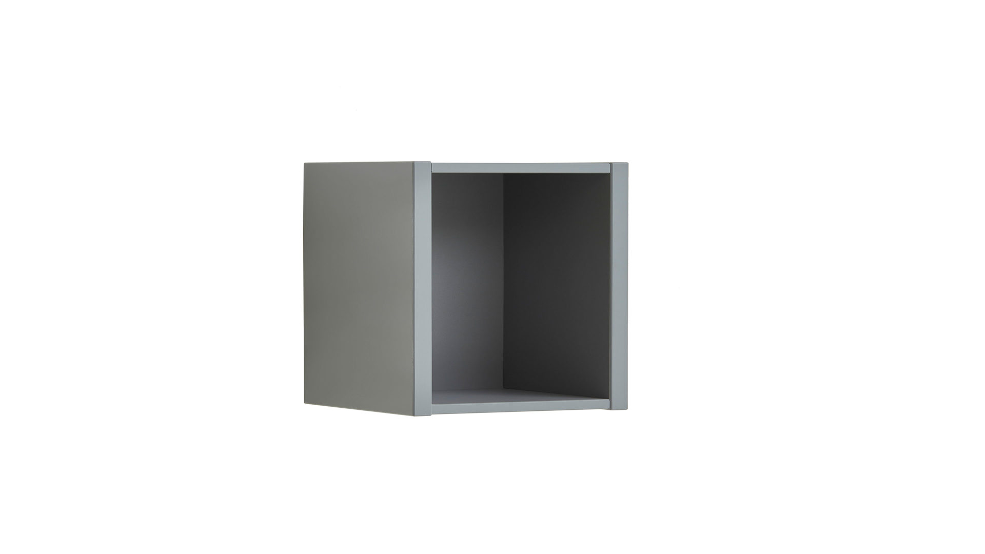 Wandregal Paidi aus Holz in Grau PAIDI Wandbox Sten Schiefergrau – ca. 35 x 35 cm