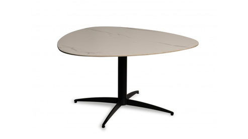 Couchtisch M2 kollektion aus Stein in Weiß Couchtisch Tokio 1 Weiß & Schwarz - ca. 40 x 35 cm