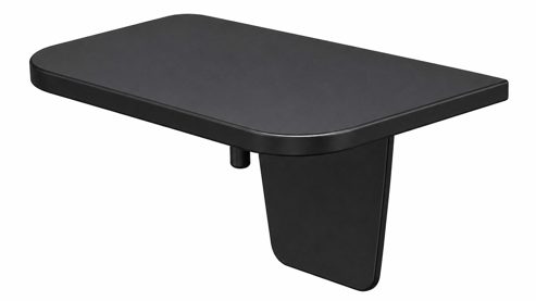 Konsole Interliving aus Holz in Schwarz Interliving Polsterbett Serie 1422 - Einstecktisch schwarzes Holz - ca. 50 x 22 cm