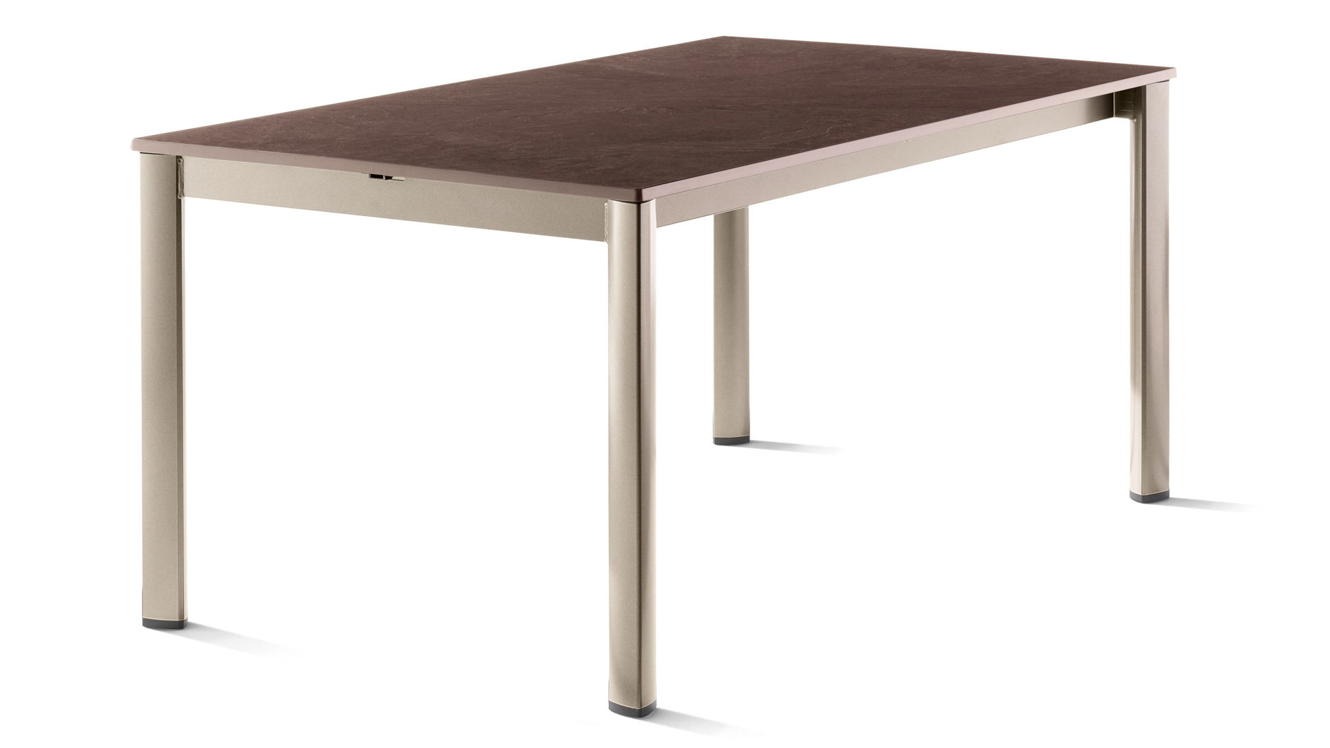 Gartentisch Sieger in Braun Champagner Sieger Exclusiv vivodur Ausziehtisch 165x225-285x95 cm 3980-60