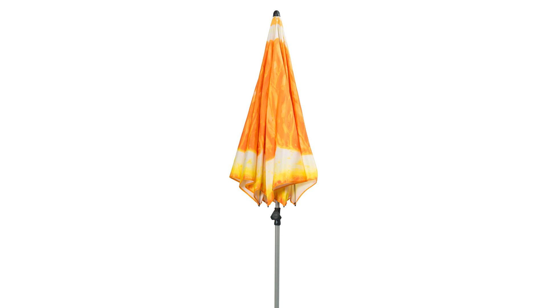 Sonnenschirm Doppler aus Mikrofaser in Orange Silber Doppler Sonnenschirm ORANGE ca. 200 cm LSF 50+ Gestell Stahlrohr silber, Bezug Polyester Motiv Orange